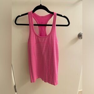 Lululemon Swiftly Tech Racerback Tank Top in hot pink, size small/4